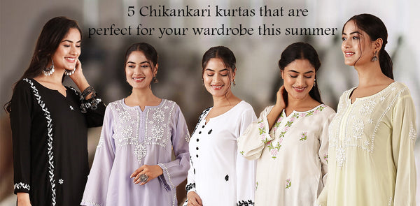 5 Chikankari Kurtas That Are Perfect for Your Wardrobe This Summer
