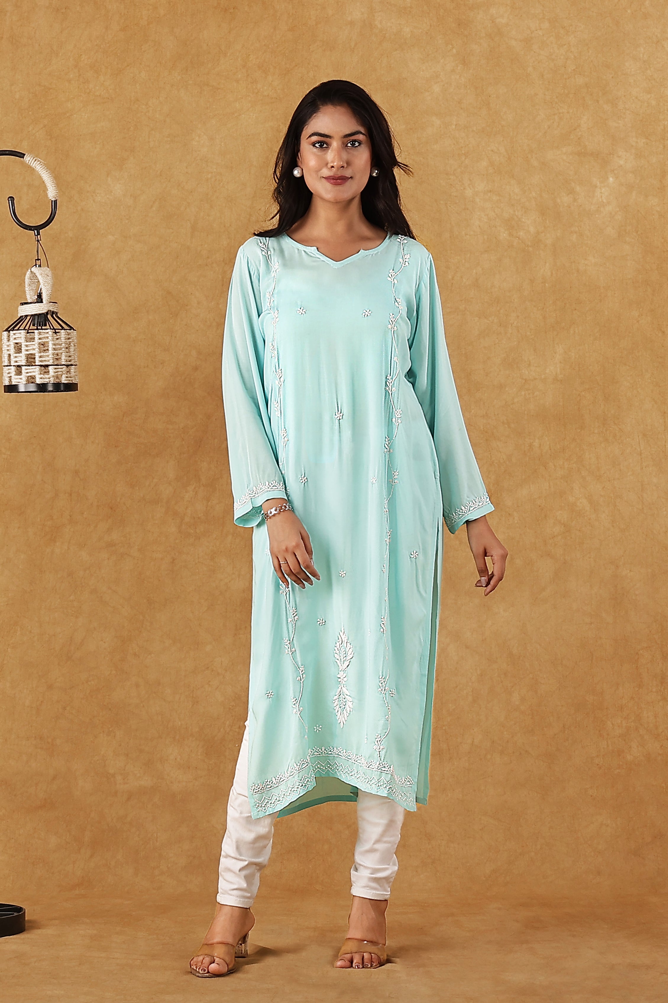 Pastel Blue Modal Kurta