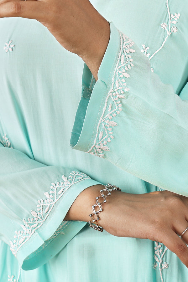 Pastel Blue Modal Kurta