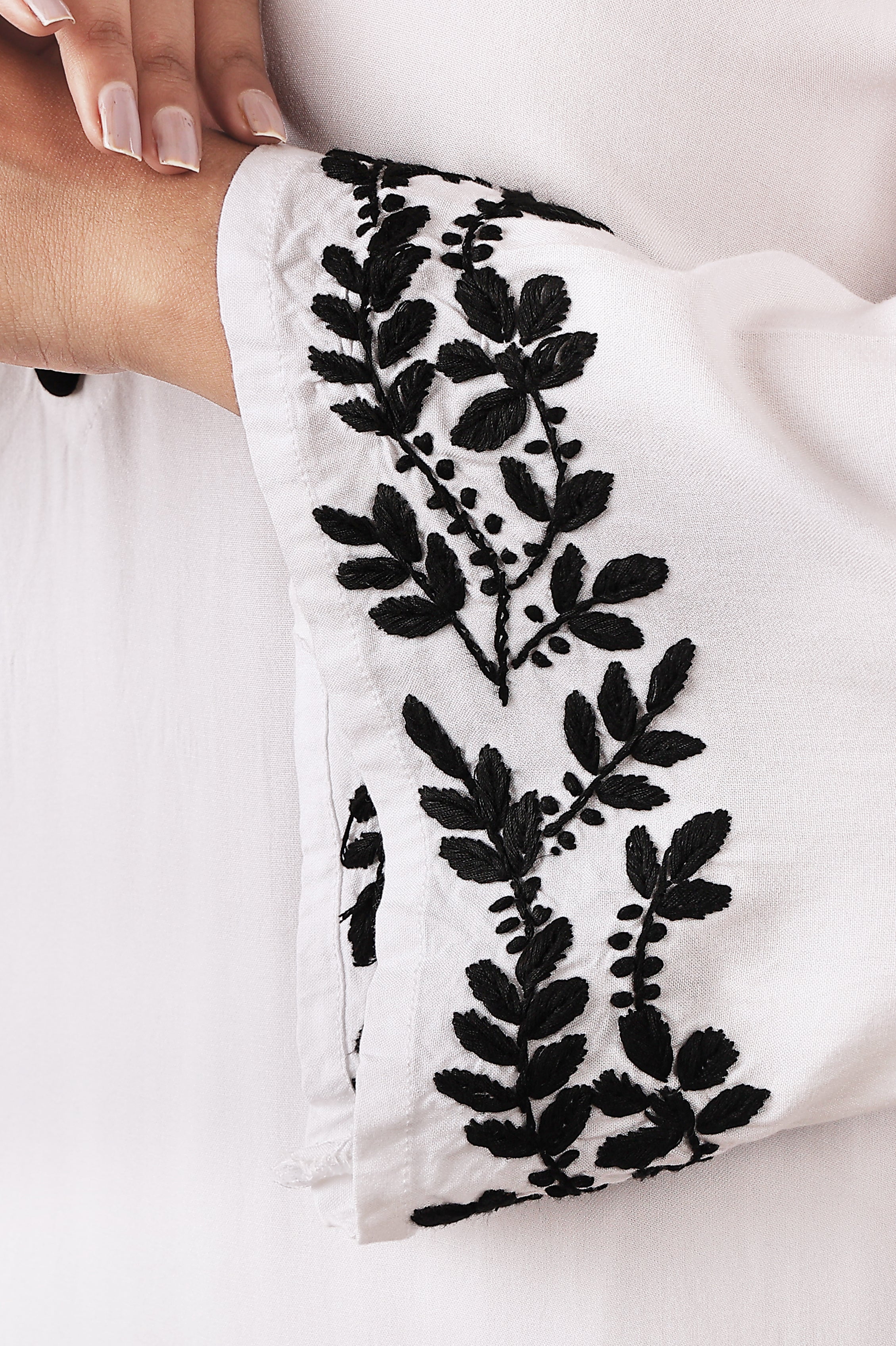 White Kurta Pant Set