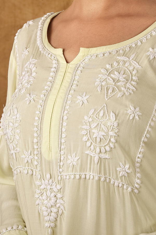 Butter Yellow Modal Kurta Pant Set