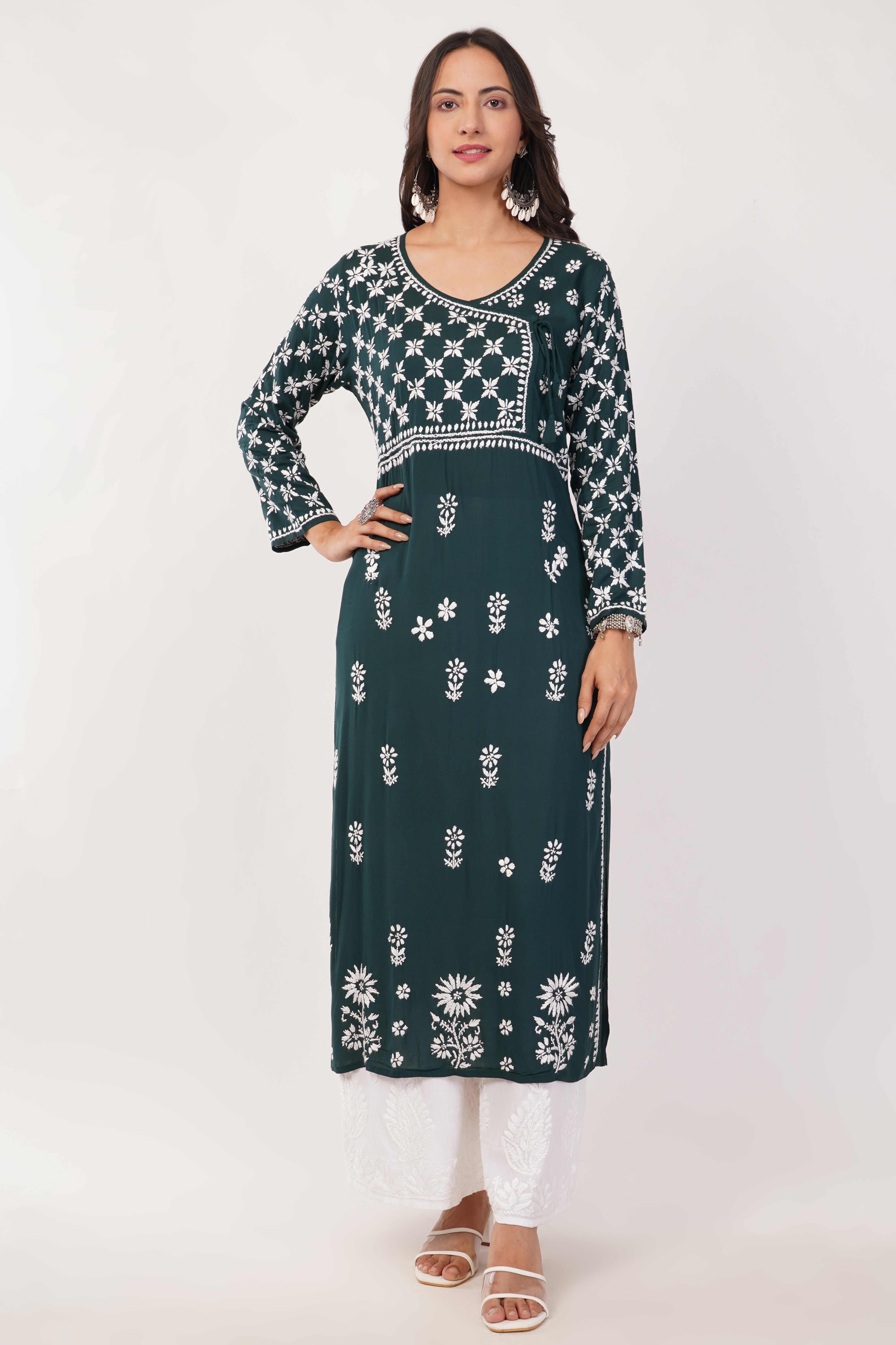 Forest Charm Mul Kurti