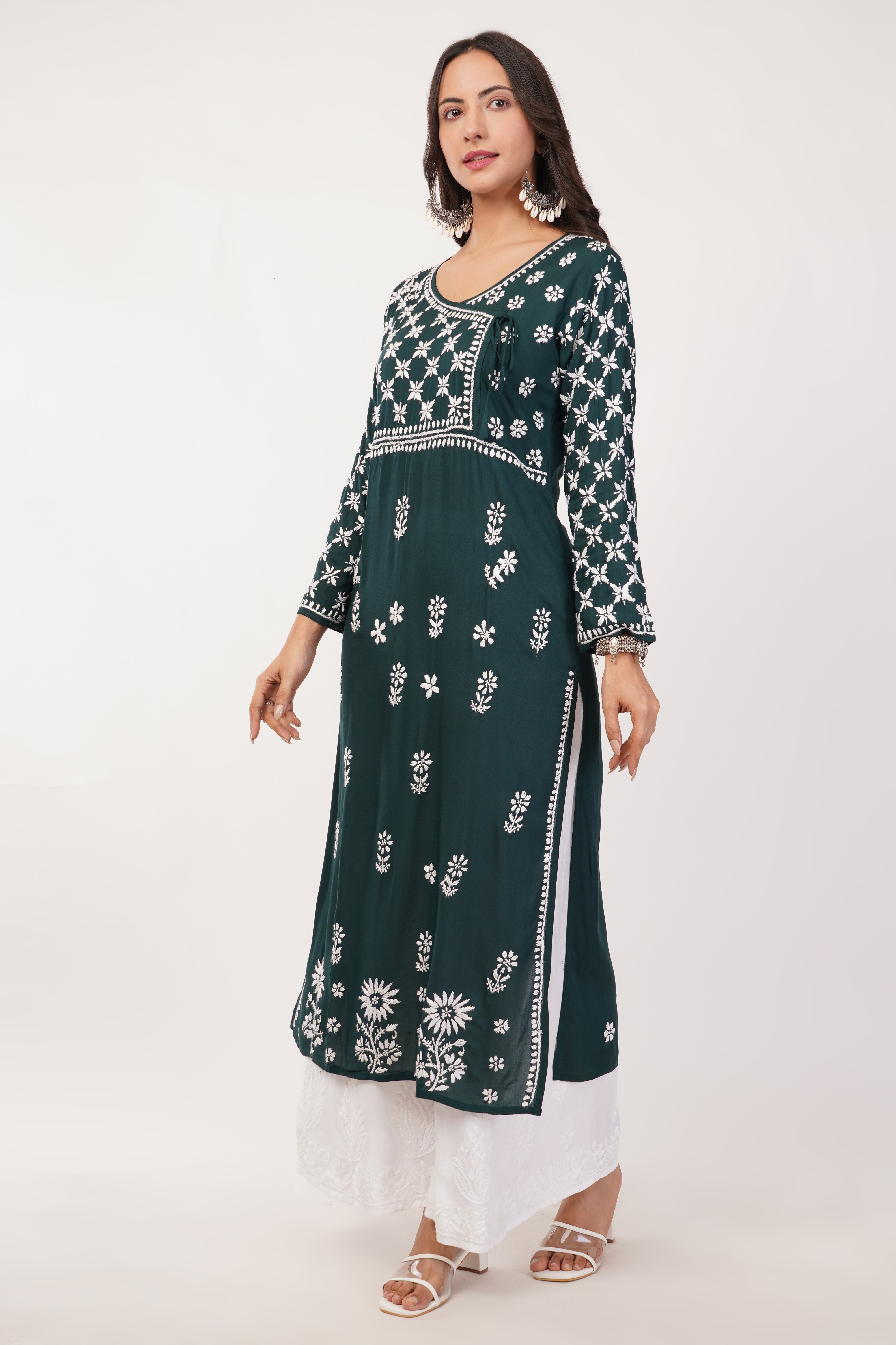Forest Charm Mul Kurti
