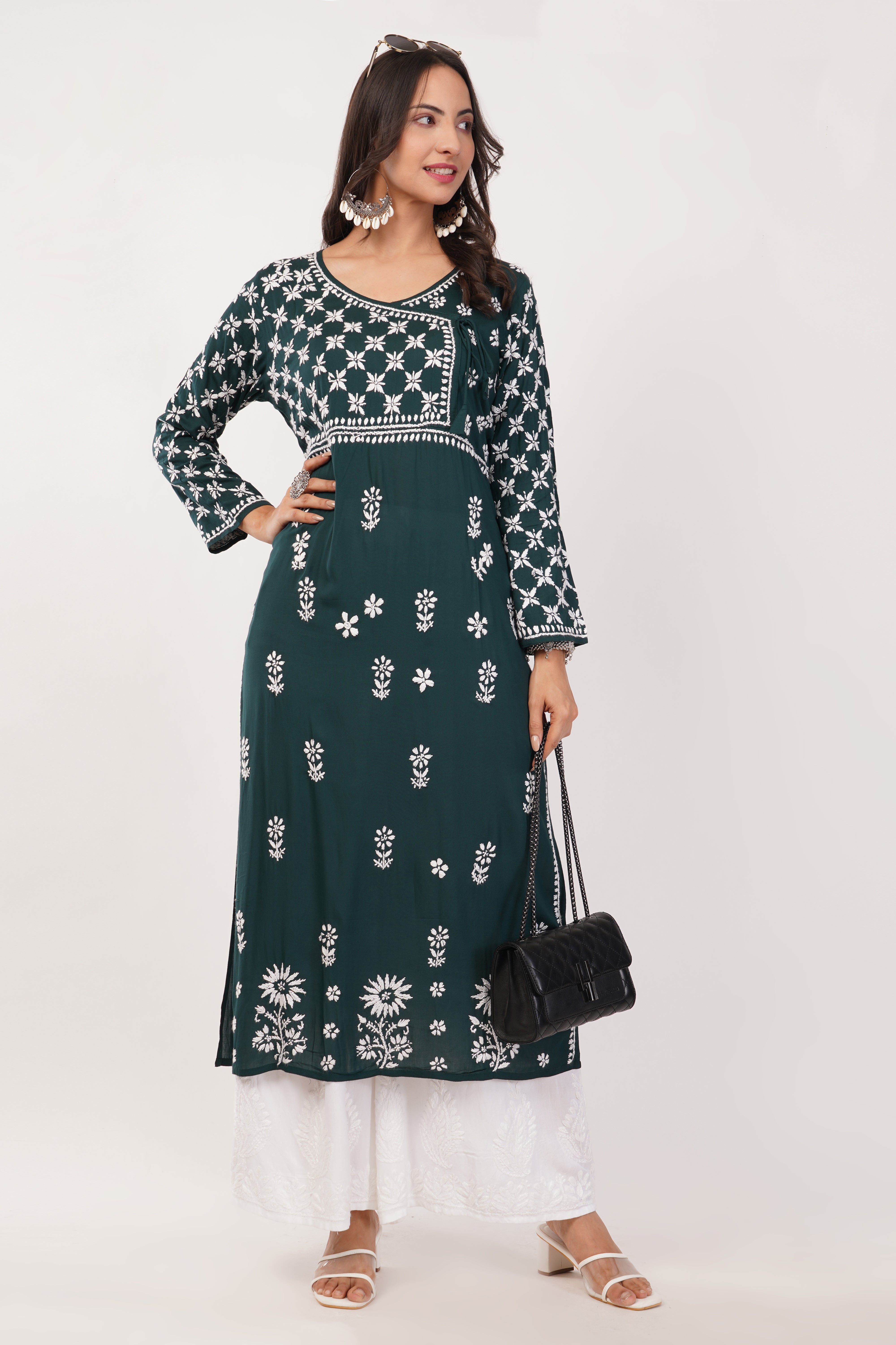 Forest Charm Mul Kurti